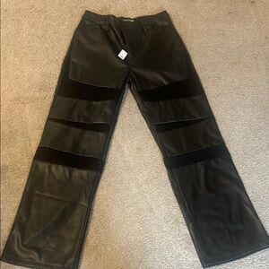 Black Leather Pants